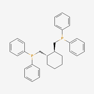 molecular formula C32H34P2 B1601714 (1S,2S)-(+)-1,2-Bis(diphenylphosphinomethyl)cyclohexane CAS No. 70223-77-7