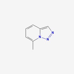 molecular formula C7H7N3 B1601723 7-甲基[1,2,3]三唑并[1,5-a]吡啶 CAS No. 78539-91-0