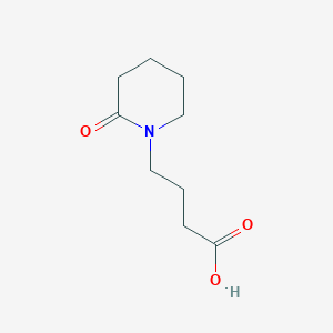 molecular formula C9H15NO3 B1601728 4-(2-Oxopiperidin-1-yl)butanoic acid CAS No. 82360-26-7
