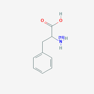 molecular formula C9H11NO2 B1601738 (~15~N)Phenylalanine CAS No. 81387-53-3