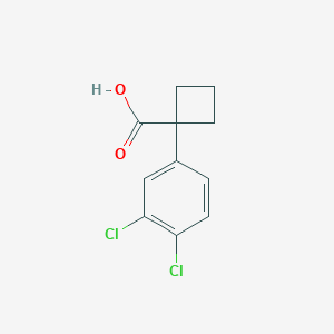 molecular formula C11H10Cl2O2 B1601745 1-(3,4-Dichlorophenyl)cyclobutanecarboxylic acid CAS No. 84485-58-5
