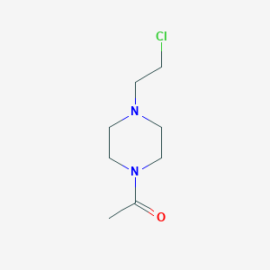molecular formula C8H15ClN2O B1601752 1-Acetyl-4-(2-chloroethyl)piperazine CAS No. 54504-51-7