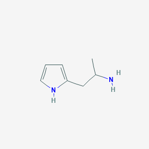 molecular formula C7H12N2 B1601756 1-(1H-pyrrol-2-yl)propan-2-amine CAS No. 90000-40-1