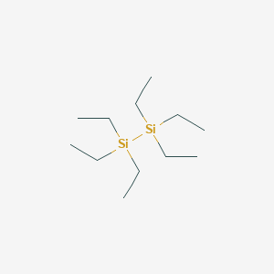 molecular formula C12H30Si2 B160177 Disilane, hexaethyl- CAS No. 1633-09-6