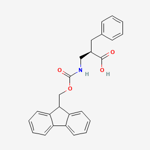 (R)-3-((((9H-fluoren-9-yl)methoxy)carbonyl)amino)-2-benzylpropanoic acid