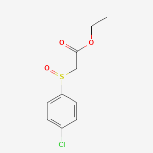 molecular formula C10H11ClO3S B1601784 Ethyl 2-(4-chlorophenylsulfinyl)acetate CAS No. 91077-12-2