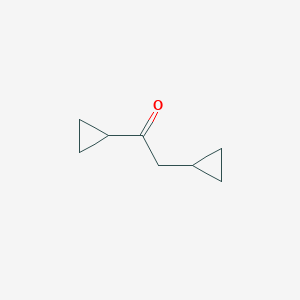 molecular formula C8H12O B1601787 1,2-Dicyclopropylethan-1-one CAS No. 14113-96-3