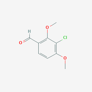 molecular formula C9H9ClO3 B1601788 3-Chloro-2,4-dimethoxybenzaldehyde CAS No. 72482-14-5