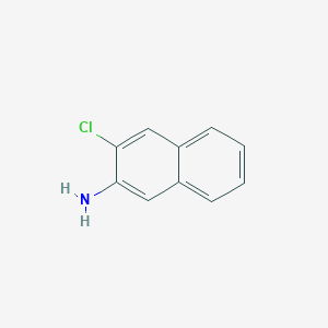 molecular formula C10H8ClN B1601789 3-Chloronaphthalen-2-amine CAS No. 38410-42-3