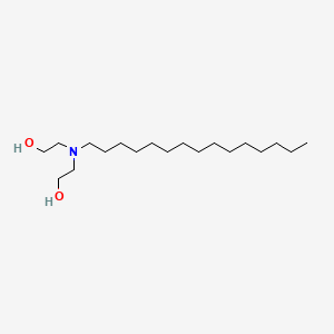 molecular formula C19H41NO2 B1601796 Ethanol, 2,2'-(pentadecylimino)bis- CAS No. 24910-32-5