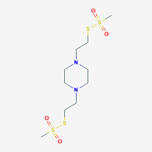 1,4-Bis(2-methylsulfonylsulfanylethyl)piperazine