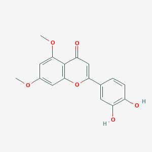 molecular formula C17H14O6 B1601801 5,7-Dimethoxyluteolin CAS No. 90363-40-9