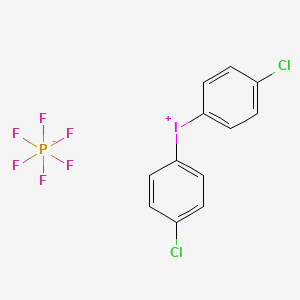 molecular formula C12H8Cl2F6IP B1601804 Bis(4-chlorophenyl)iodonium hexafluorophosphate CAS No. 60565-87-9