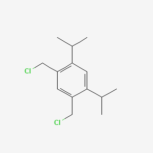molecular formula C14H20Cl2 B1601827 1,5-Bis(chloromethyl)-2,4-di(propan-2-yl)benzene CAS No. 7188-14-9