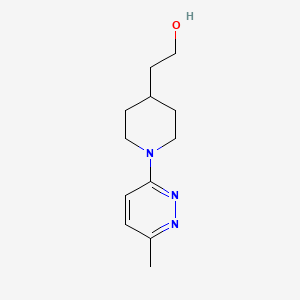 4-Piperidineethanol, 1-(6-methyl-3-pyridazinyl)-