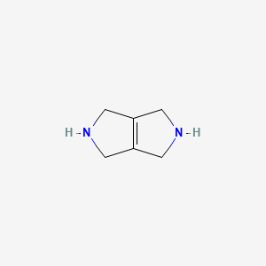 molecular formula C6H10N2 B1601838 1,2,3,4,5,6-Hexahydropyrrolo[3,4-c]pyrrole CAS No. 135325-06-3