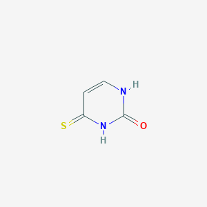 molecular formula C4H4N2OS B160184 4-Thiouracil CAS No. 591-28-6