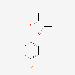 molecular formula C12H17BrO2 B1601844 1-溴-4-(1,1-二乙氧基乙基)苯 CAS No. 61390-40-7