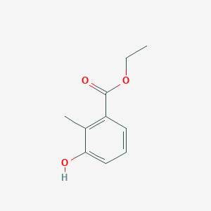 molecular formula C10H12O3 B1601847 Ethyl 3-hydroxy-2-methylbenzoate CAS No. 141607-09-2