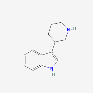 molecular formula C13H16N2 B1601848 3-(Piperidin-3-YL)-1H-indole CAS No. 204687-20-7