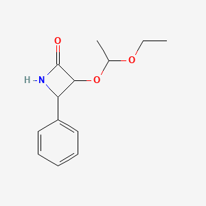 3-(1-Ethoxyethoxy)-4-phenylazetidin-2-one
