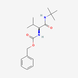 (S)-[1-[[(Tert-butyl)amino]carbonyl]-2-methylpropyl]carbamic acid benzyl ester