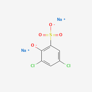 molecular formula C12H6Cl4Na2O8S2 B1601871 disodium;3,5-dichloro-2-oxidobenzenesulfonate CAS No. 95041-38-6