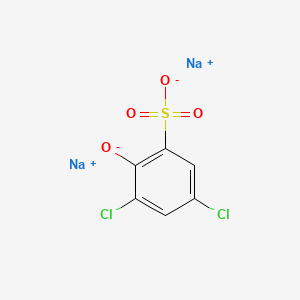 Benzenesulfonic acid, 3,5-dichloro-2-hydroxy-, sodium salt (1:2)
