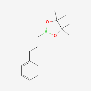 4,4,5,5-Tetramethyl-2-(3-phenylpropyl)-1,3,2-dioxaborolane