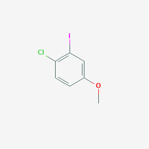 molecular formula C7H6ClIO B1601900 1-氯-2-碘-4-甲氧基苯 CAS No. 2401-25-4