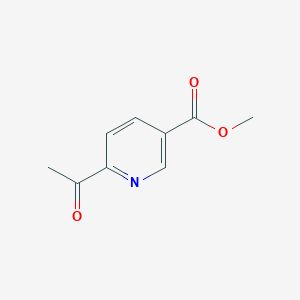 molecular formula C9H9NO3 B1601901 Methyl 6-acetylnicotinate CAS No. 153559-93-4