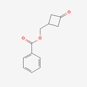 molecular formula C12H12O3 B1601903 (3-oxocyclobutyl)Methyl benzoate CAS No. 346425-59-0