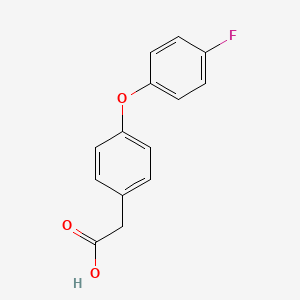 molecular formula C14H11FO3 B1601905 4-(4-Fluorophenoxy)phenylacetic acid CAS No. 41073-15-8
