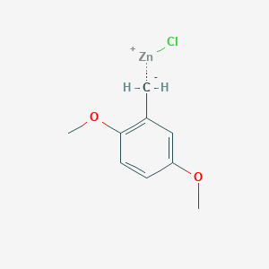 molecular formula C9H11ClO2Zn B1601914 2,5-二甲氧基苄基氯化锌 CAS No. 352530-32-6
