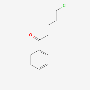 molecular formula C12H15ClO B1601916 5-Chloro-1-(4-methylphenyl)-1-oxopentane CAS No. 945-96-0