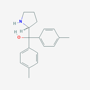 molecular formula C19H23NO B160192 (S)-Pyrrolidin-2-yldi-p-tolylmethanol CAS No. 131180-52-4