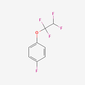 molecular formula C8H5F5O B1601922 1-Fluoro-4-(1,1,2,2-tetrafluoroethoxy)benzene CAS No. 887268-36-2