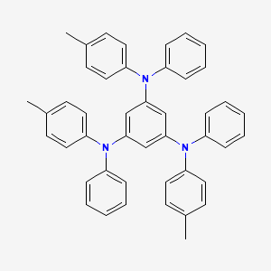 molecular formula C45H39N3 B1601928 N~1~,N~3~,N~5~-Tris(4-methylphenyl)-N~1~,N~3~,N~5~-triphenylbenzene-1,3,5-triamine CAS No. 126717-25-7