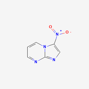 molecular formula C6H4N4O2 B1601930 3-Nitroimidazo[1,2-a]pyrimidine CAS No. 798568-24-8