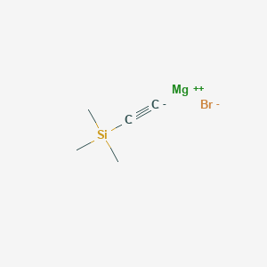 molecular formula C5H9BrMgSi B1601939 Magnesium, bromo[(trimethylsilyl)ethynyl]- CAS No. 61210-52-4