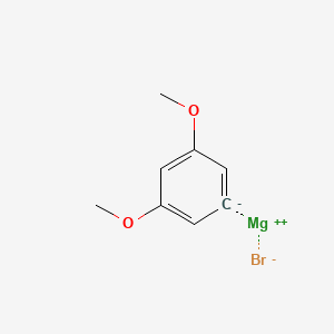 molecular formula C8H9BrMgO2 B1601940 magnesium;1,3-dimethoxybenzene-5-ide;bromide CAS No. 322640-05-1