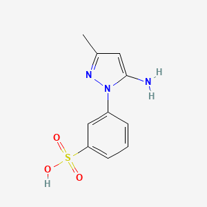 3-(5-Amino-3-methyl-1H-pyrazol-1-yl)benzenesulfonic acid