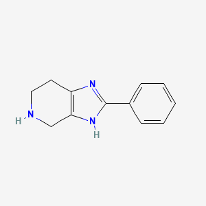 molecular formula C12H13N3 B1601951 2-Phenyl-4,5,6,7-tetrahydro-3H-imidazo[4,5-C]pyridine CAS No. 783300-26-5