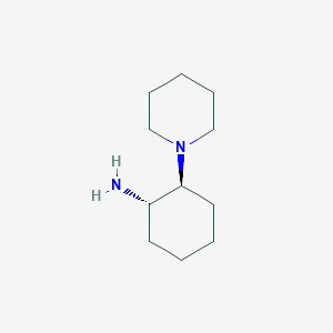 molecular formula C11H22N2 B1601955 (1S,2S)-2-(Piperidin-1-yl)cyclohexanamine CAS No. 824938-98-9