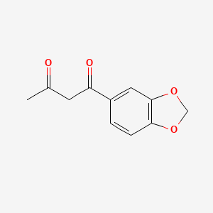 molecular formula C11H10O4 B1601956 1-(1,3-Benzodioxol-5-yl)butane-1,3-dione CAS No. 56221-42-2