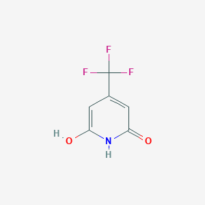 molecular formula C6H4F3NO2 B1601978 4-(Trifluoromethyl)pyridine-2,6-diol CAS No. 356518-28-0