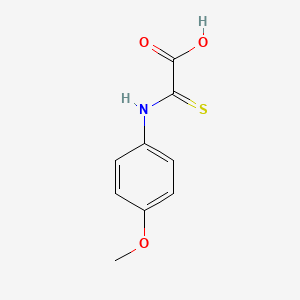 molecular formula C9H9NO3S B1601979 2-((4-Methoxyphenyl)amino)-2-thioxoacetic acid CAS No. 946-61-2