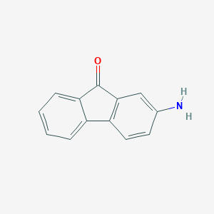 molecular formula C13H9NO B160198 2-Amino-9-fluorenone CAS No. 3096-57-9