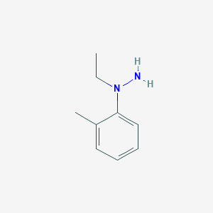 molecular formula C9H14N2 B1601982 1-Ethyl-1-(o-tolyl)hydrazine CAS No. 910041-10-0