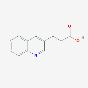 B1602002 3-(Quinolin-3-YL)propanoic acid CAS No. 67752-28-7